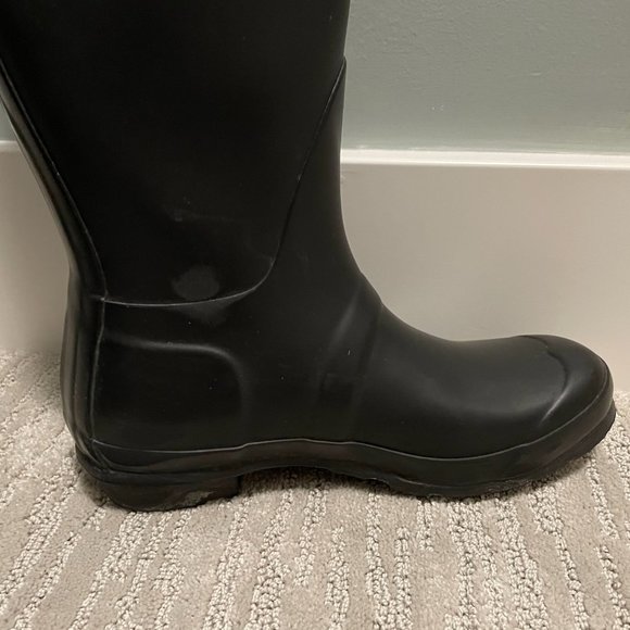 Hunter Women's Original Tall Rain Boots Black - Picture 4 of 8
